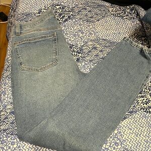 Women's Straight Leg Jeans - Blue